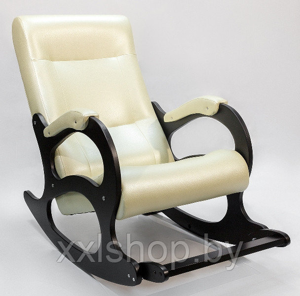 Кресло-качалка Бастион 2 с подножкой Bone - фото 1 - id-p126351421