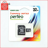 Карта памяти Perfeo на 32Gb с адаптером (Class10)