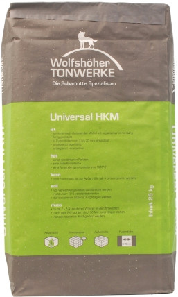 Universal HKM Wolfshöher Tonwerke печная кладочная смесь, 25 кг - фото 1 - id-p126408181