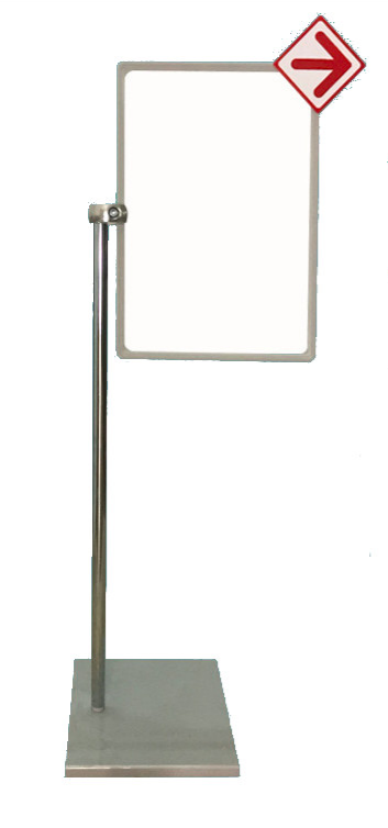 Напольная стойка указатель с регулируемой высотой «Флажок» (левая, правая) - фото 2 - id-p126408176