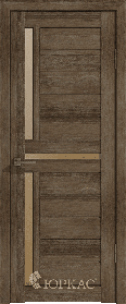 Дверь межкомнатная Лайт 16 ДО бронза матовое  Дуб трюфель