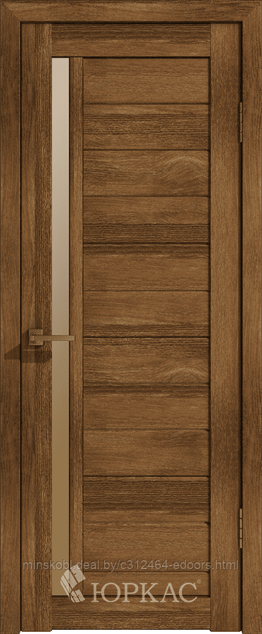 Дверь межкомнатная Лайт 9 ДО  бронза матовое  Корица