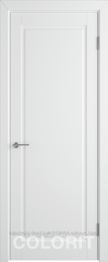 Дверь межкомнатная К3 COLORIT ДГ 800*2000 Белая эмаль