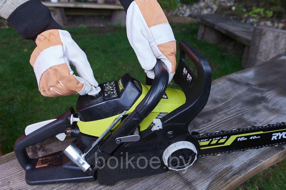 Бензопила RYOBI RCS3840T (1.8 л.с., 37.2 см3, вес 4.6 кг) - фото 2 - id-p126424427