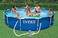 КАРКАСНЫЙ БАССЕЙН INTEX 28212 Metal Frame 366x76