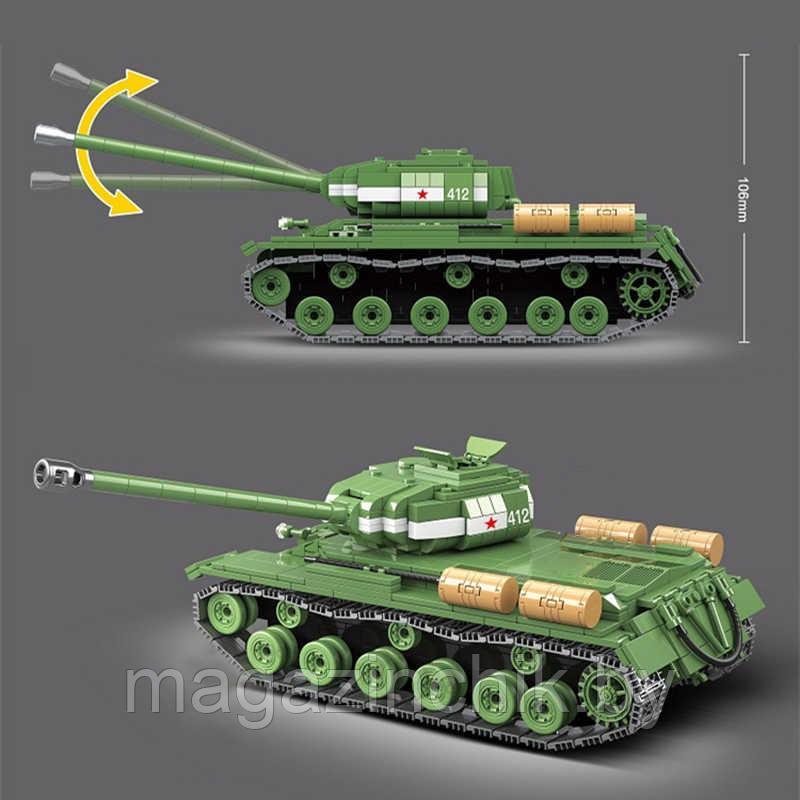 Конструктор Тяжелый танк ИС-2 («Иосиф Сталин-2»), 100062, 1068 дет., аналог LEGO (Лего) - фото 4 - id-p126425592