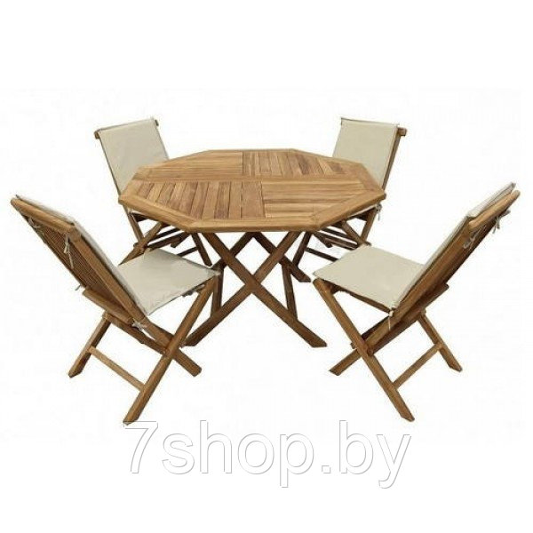 Комплект садовой мебели OCTAGONAL FULL COMFORT (4 стула, сидение+спинка) TGF-037/001FC - фото 1 - id-p94603499