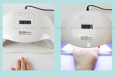 Лампа для маникюра SUN X Plus 120W для сушки ногтей - фото 4 - id-p126439491