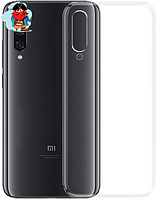 Чехол для Xiaomi Mi 9 силиконовый, цвет: прозрачный