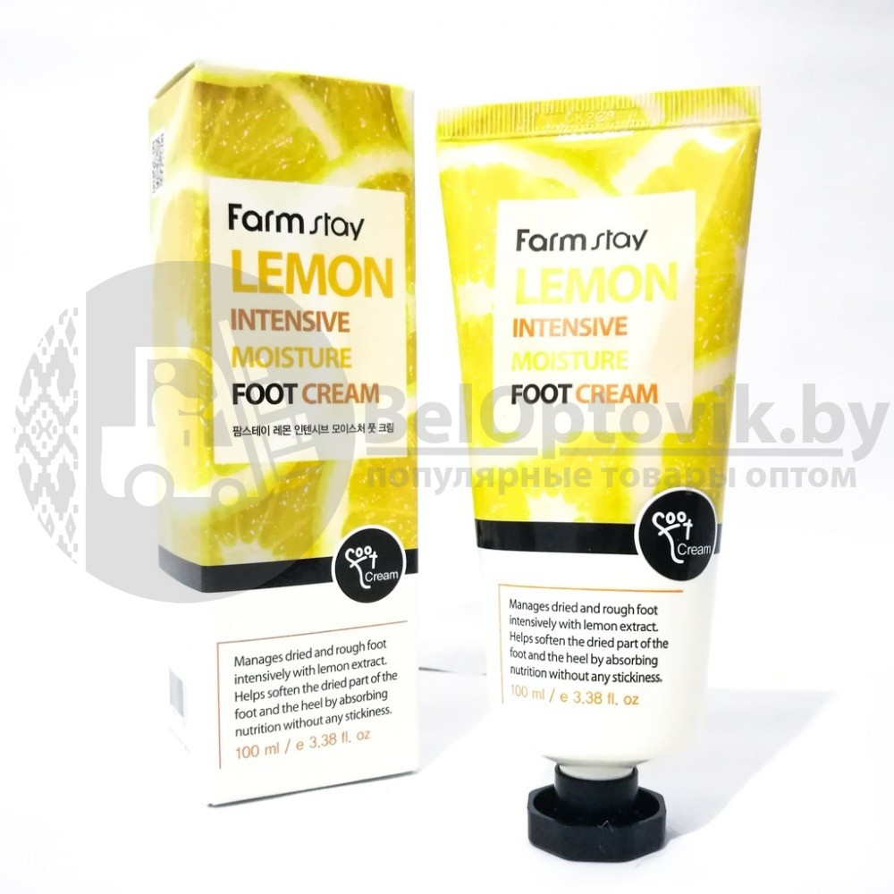Увлажняющий крем для ног с экстрактом лимона FarmStay Lemon Intensive Moisture Foot Cream 100 мл, Original - фото 5 - id-p126457904