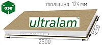 СИП панель с OSB-3 Ultralam, 2500х1250х124 (Эконом)