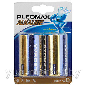 Батарейка Pleomax LR20-2BL