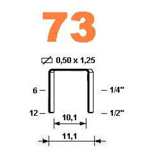 Скоба 73/12 (7560 шт в 1 упаковке)