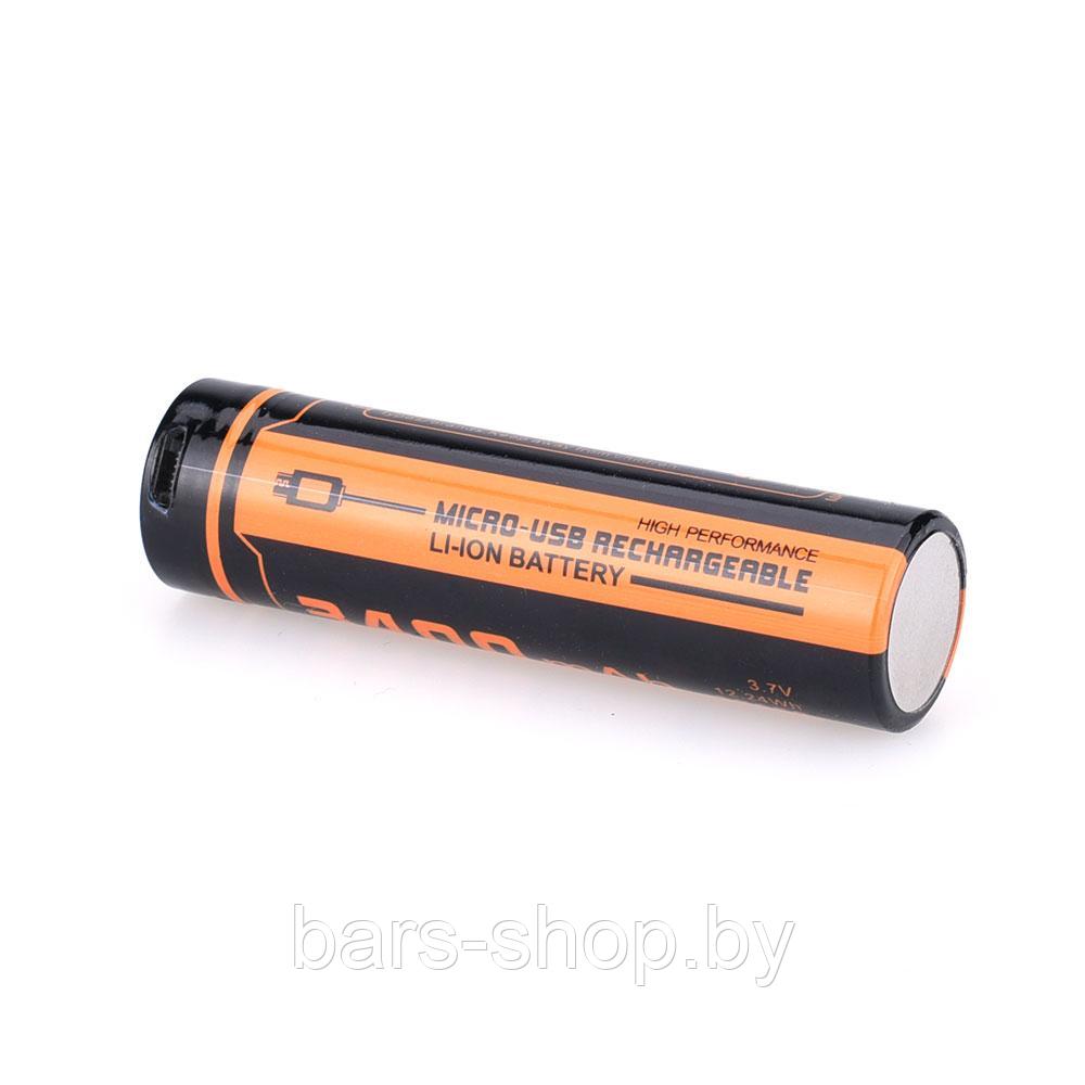 Аккумулятор 18650 FiTorch (3400 mAh) с зарядкой USB - фото 2 - id-p126518466