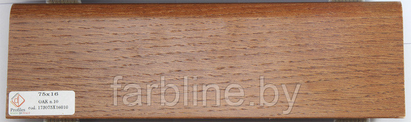 Плинтус шпонированный  Дуб карамель 75х16, Profiles, фото 1