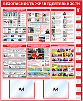 Стенд Безопасность жизнедеятельности, 1000*1220 мм