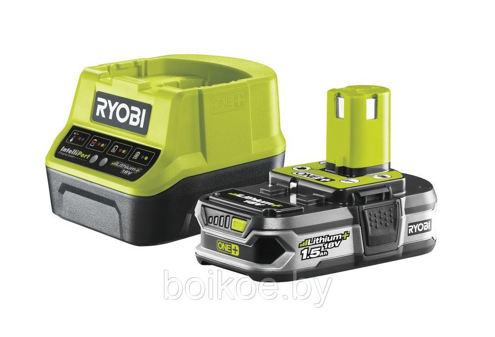 Аккумулятор с зарядным устройством RYOBI RC18120-115 (ONE+, 1.5 Ач, Li-Ion) - фото 1 - id-p126525262