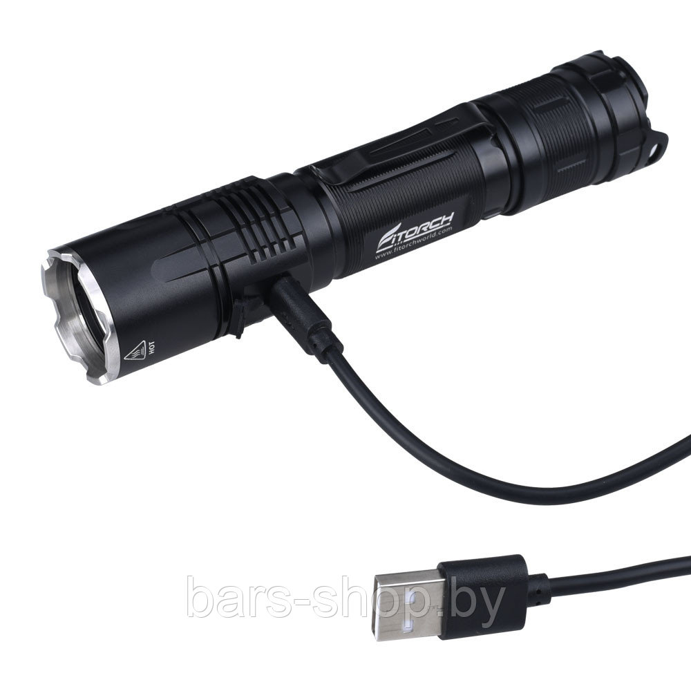 Тактический фонарь FiTorch MR20 (USB зарядка + светофильтры В КОМПЛЕКТЕ) - фото 6 - id-p126525580
