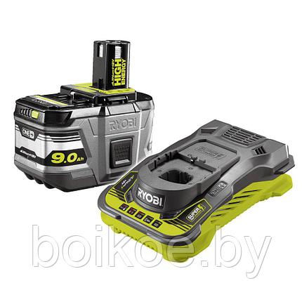 Аккумулятор 1 шт. с зарядным устройством RYOBI RC18150-190 (ONE+, 9.0 Ач, Li-Ion), фото 2