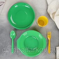 Набор посуды для пикника на 6 персон «Вечеринка», 32 предмета, фото 3