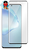 Защитное стекло для Samsung Galaxy S20 Ultra 5D (полная проклейка), цвет: черный