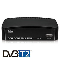 Цифровая ТВ приставка BBK SMP129HDT2 (DVB-T/DVB-T2) с функцией HD-плеера