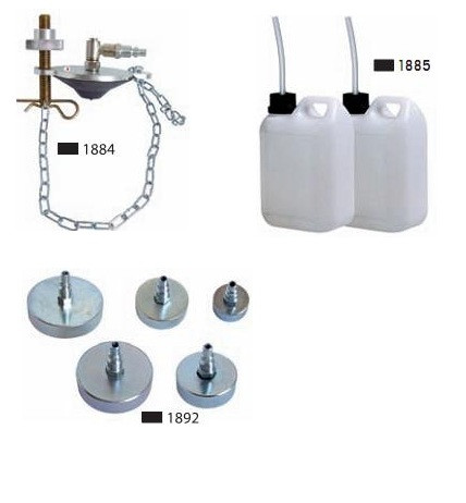 Набор принадлежностей для прокачки тормозной системы (в комплекте с арт. 1884, 1885, 1892)  Apac 1887