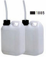 Комплект канистр для сбора тормозной жидкости со шлангами и наконечниками Apac1885