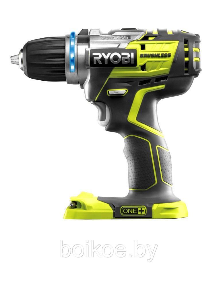 Дрель-шуруповерт RYOBI R18DDBL-0 (ONE+, 18В, без батареи) - фото 2 - id-p126611498