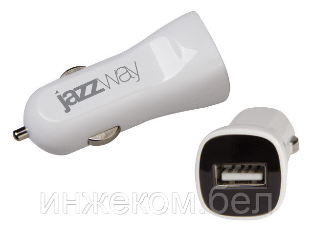 Блок питания iP-2100USB автомобильный JAZZway (Автомобильная зарядка для телефона для 1 USB) - фото 1 - id-p126611786