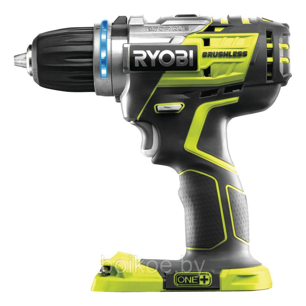 Дрель-шуруповерт RYOBI R18DDBL-225B (ONE+, 18В, 2.5 Ач, бесщеточный) - фото 1 - id-p126612619