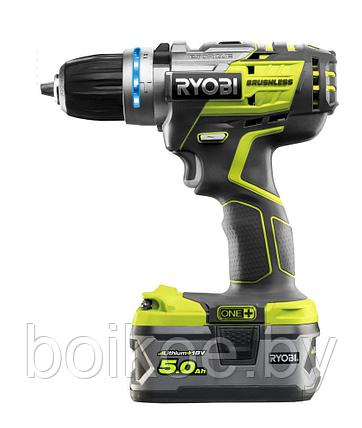 Ударная дрель-шуруповерт RYOBI R18PDBL-252S (ONE+, 18В, 2.0+5,0 Ач, бесщеточный), фото 2