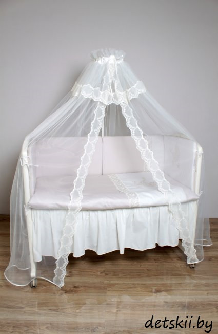 Балдахин для детской кроватки Lappetti Молочный - фото 4 - id-p126612961