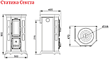 Печь-камин Статика Секста, фото 3