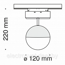 Магнитный трековый светильник TR017-2-10W4K-B - фото 5 - id-p126614226