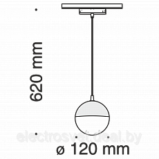 Магнитный трековый светильник TR018-2-10W4K-B - фото 5 - id-p126614264