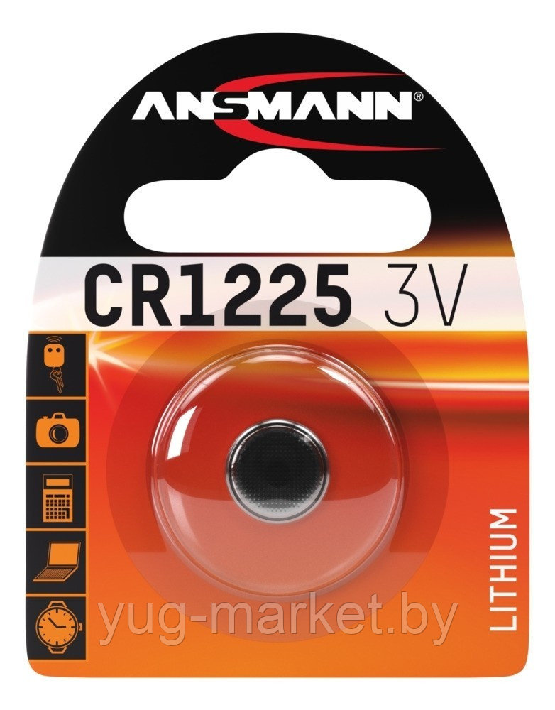 Батарейка ANSMANN 1516-0008 CR1225 BL1