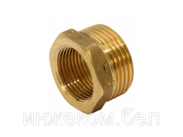 Переход шестиугольный нар.-вн. 1/4"х1/8" General Fittings - фото 1 - id-p126617559