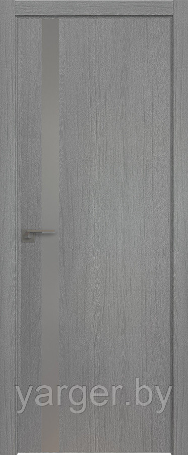 6ZN (ABS) серебряный мат.лак 800*2000 Грувд кромка в цвет БЕЗ ЗПП БЕЗ ЗПЗ