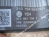 Ремень безопасности передний правый Volkswagen Passat B6, Фольксваген Пассат Б6 2005-2010 гг.в., фото 2