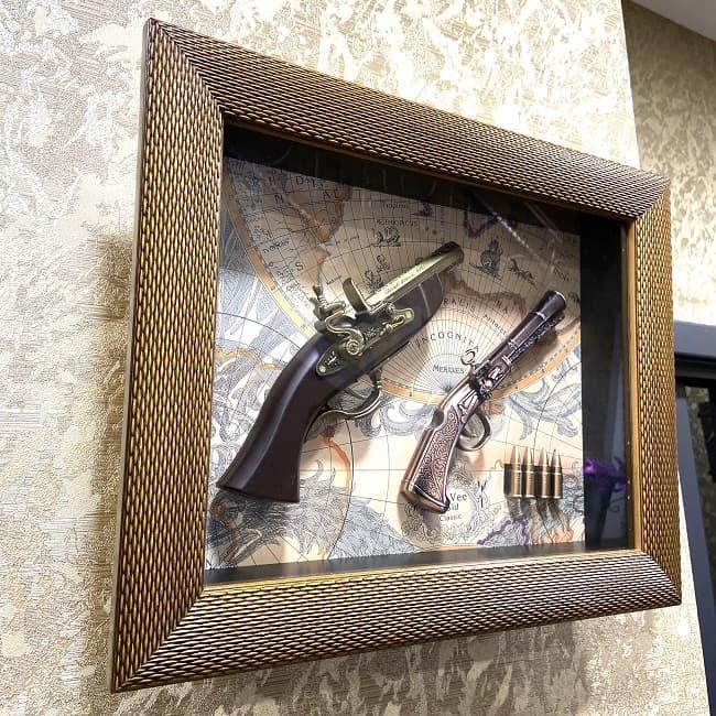 Картина с сувенирным оружием «Мушкеты и патроны» - фото 2 - id-p126647284