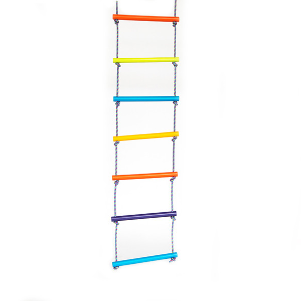 Лестница веревочная для гимнастического модуля Tigerwood (яркий цветной)