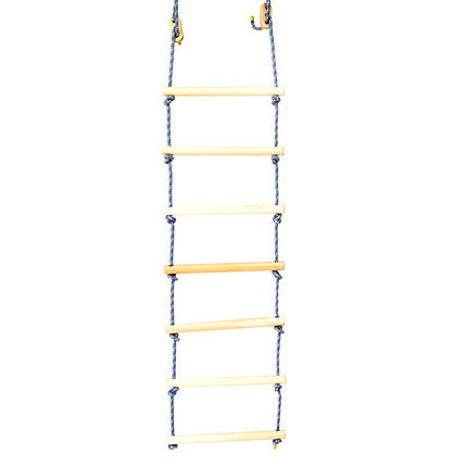 Лестница веревочная для гимнастического модуля Tigerwood (богатый натуральный), фото 2