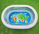 Детский надувной круглый бассейн интекс Intex арт. 57482, овальный для детей малышей, фото 2