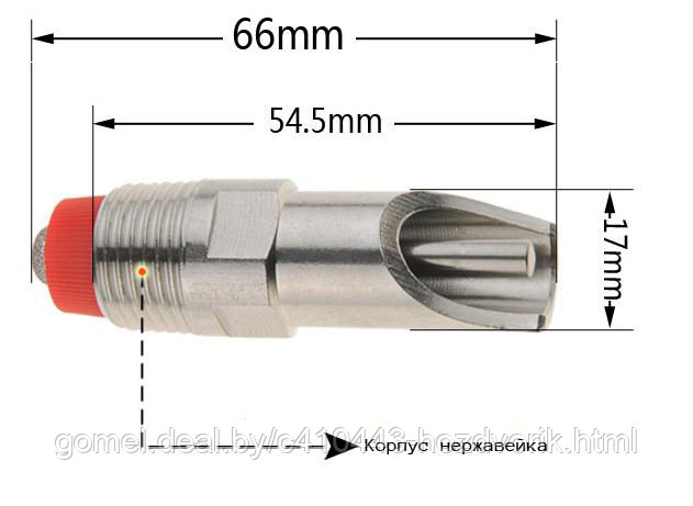 Сосковая поилка для свиней 1/2" шестигранная - фото 2 - id-p126680242