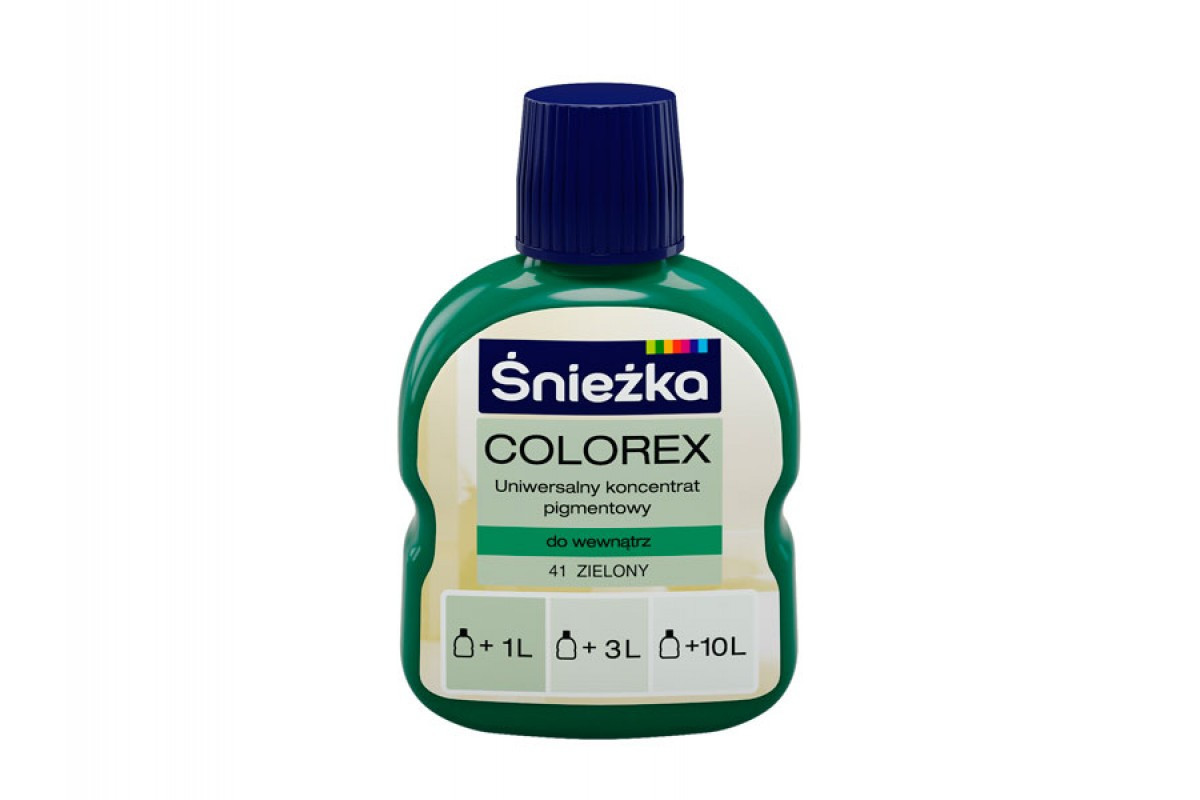 Краситель Sniezka Colorex №41 зеленый 0.10 л (Польша) - фото 1 - id-p126680151