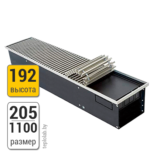 Конвектор внутрипольный Новатерм НТ-В 205-192 1100
