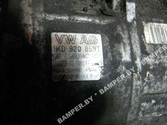 Компрессор кондиционера 1K0820859T 1.4 TSI Volkswagen Passat B6, Фольксваген Пассат Б6 2005-2010 гг.в.