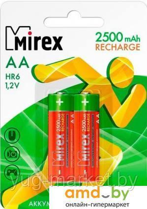 Аккумулятор Mirex HR6 / AA 2500mAh 1,2V 2 шт - фото 1 - id-p126683679