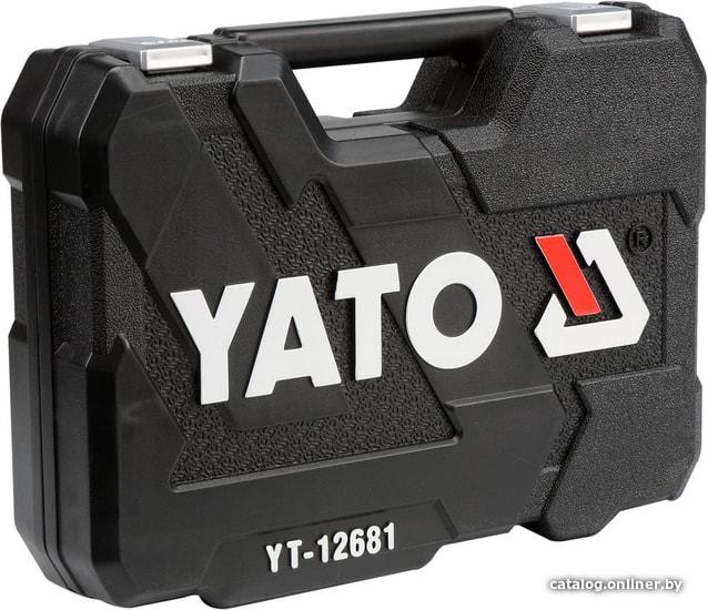 Набор инструментов YATO YT-12681 94пр. 1/2",1/4" - фото 2 - id-p105323052